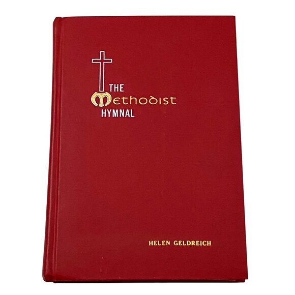The Methodist Hymnal Hardcover Red 1966 Personalized - Picture 1 of 8